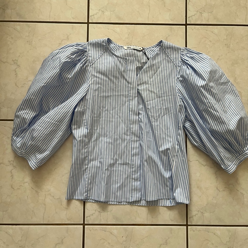 Zara Puff Sleeve Blouse